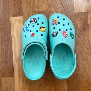 Crocs. Teal. Women’s size 9